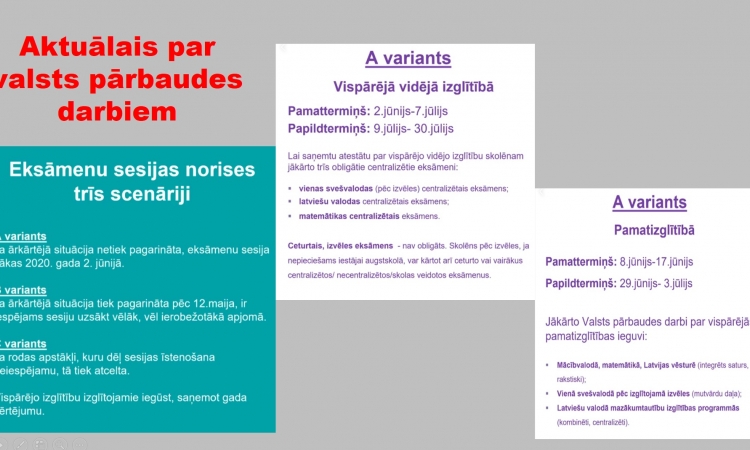 Valsts pārbaudes darbi