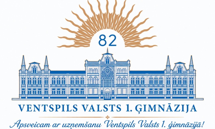 Sveicam Ventspils Valsts 1.ģimnāzijas saimē 82 jaunos 10.klašu skolēnus.